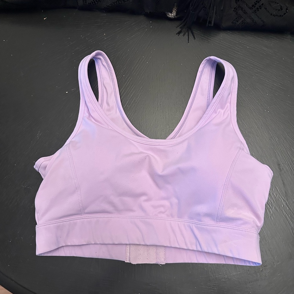 Large can cross back sports bra